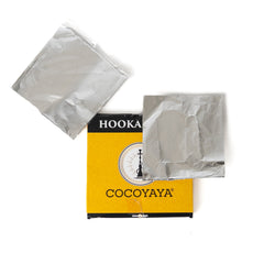 COCOYAYA Precut Aluminium Foil Paper for Hookah (50 Pcs)