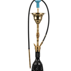 COCOYAYA Gamaliya Hookah - Golden Stem & Black Base