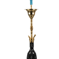 COCOYAYA Gamaliya Hookah - Golden Stem & Black Base