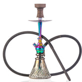 COCOYAYA Izzy Hookah - Rainbow Stem & Cut Glass Base