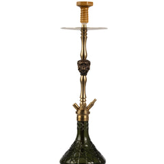 COCOYAYA Jungle Series Kong Hookah - Golden (Green Base)