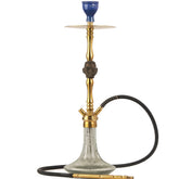 COCOYAYA Jungle Series Mr. P Hookah - Golden (Transparent Base)
