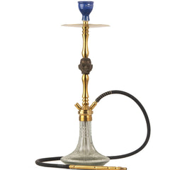 COCOYAYA Jungle Series Mr. P Hookah - Golden (Transparent Base)