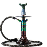 COCOYAYA Kasha Hookah - Rainbow Stem & Purple Base