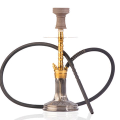 COCOYAYA Kenny Hookah - Gold Stem & Grey Base