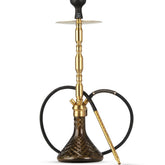 COCOYAYA King Series Hookah - Amber Base & Gold Stem