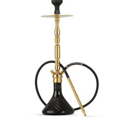 COCOYAYA King Series Hookah - Golden & Black Base