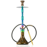 COCOYAYA King Series Hookah - Rainbow (Grey Base)