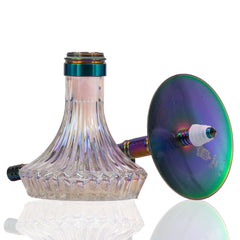 COCOYAYA Milan Hookah - Rainbow (Transparent Base)