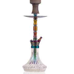 COCOYAYA Milan Hookah - Rainbow (Transparent Base)