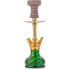 COCOYAYA Oakley Hookah (Conquer Series) - Gold Stem (Green Base)