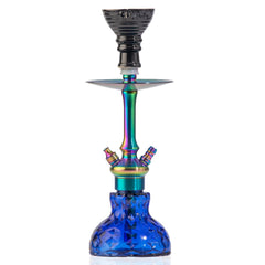 COCOYAYA Oakley Hookah (Conquer Series) - Rainbow Stem (Blue Base)