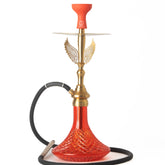COCOYAYA Phantom Hookah - Golden Stem & Red Base