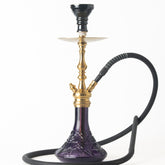 COCOYAYA Simba Hookah - Purple Base & Golden Stem