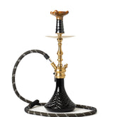 COCOYAYA Simba Hookah - Black Base & Golden Stem