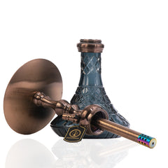 COCOYAYA Simba Hookah - Black Base & Bronze Stem