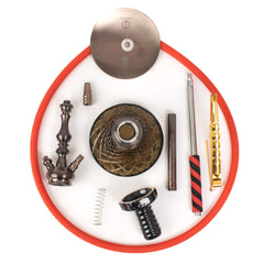 COCOYAYA Simba Hookah - Black Base & Bronze Stem