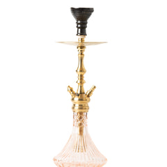 COCOYAYA Simba Hookah - Light Pink Base & Golden Stem