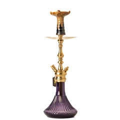COCOYAYA Simba Hookah - Light Purple Base & Golden Stem
