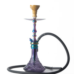 COCOYAYA Simba Hookah - Purple Base & Rainbow Stem
