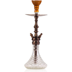 COCOYAYA Simba Hookah - Transparent Base & Bronze Stem