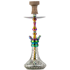 COCOYAYA Simba Hookah - Transparent Base & Rainbow Stem