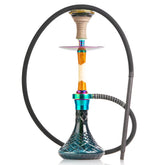 COCOYAYA Sydney Hookah - Rainbow Stem & Green Base
