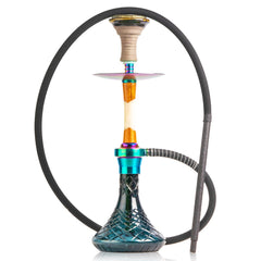 COCOYAYA Sydney Hookah - Rainbow Stem & Green Base