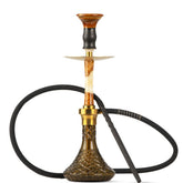 COCOYAYA Sydney Hookah - Golden & Cut Glass Base