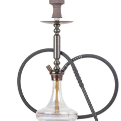 COCOYAYA Valencia 2.0 Hookah - Bronze Stem & Transparent Glass Base