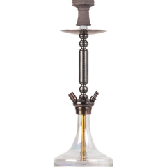COCOYAYA Valencia 2.0 Hookah - Bronze Stem & Transparent Glass Base