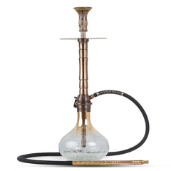 COCOYAYA Vargo Hookah - Bronze & Transparent Crack Base