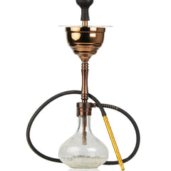 COCOYAYA Yara Hookah - Bronze Stem (Transparent Base)