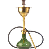 COCOYAYA Yara Hookah - Golden Stem (Green Base)