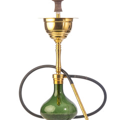 COCOYAYA Yara Hookah - Golden Stem (Green Base)