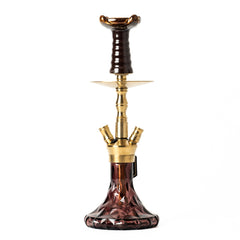 COCOYAYA Coco Mini Hookah - Golden (Purple Base)