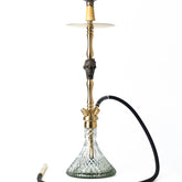 COCOYAYA Jungle Series Franky Hookah - Golden (Transparent Base)