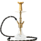 COCOYAYA Madrid Hookah - Golden (Transparent Base)