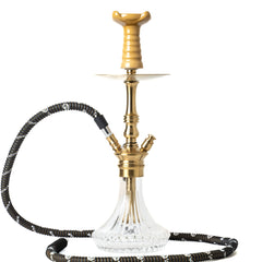 COCOYAYA Madrid Hookah - Golden (Transparent Base)
