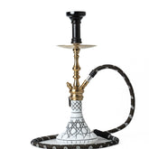 COCOYAYA Simba Hookah - Golden (White Base)
