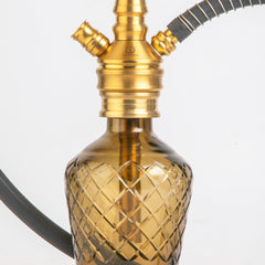COCOYAYA VIP Amy Hookah - Gold Stem & Grey Base