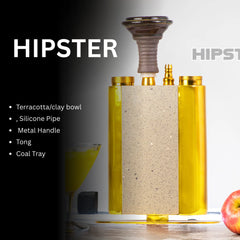 Cocoyaya Hipster Mini Luxe - Marble Hookah with Silicone Bowl