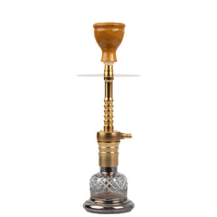 Cocoyaya Kaka Hookah (Conquer Series) - Golden (Cut Glass Base)