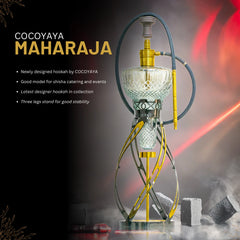 Cocoyaya Maharaja - 42 inch Royal Gold Hookah