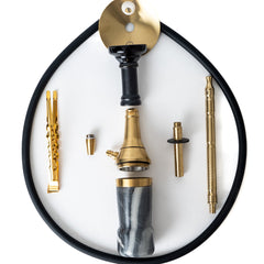 COCOYAYA Broski Hookah with Suitcase - Grey