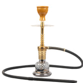 Cocoyaya Kaka Hookah (Conquer Series) - Golden (Cut Glass Base)
