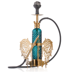 COCOYAYA Fire Fly Hookah - Golden & Green Base