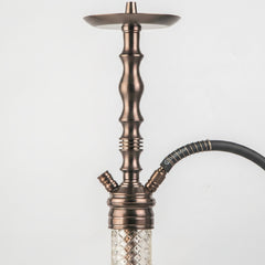 COCOYAYA Gamaliya Hookah - Bronze Stem & Transparent Base