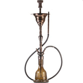 COCOYAYA Gamaliya Arabia Grande Hookah - Bronze Stem & Brown Base
