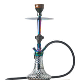 COCOYAYA Lazlo Hookah - Moksha Series (Rainbow) - Cut Glass